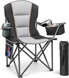 Suteck Folding Camping Chair, Oversized Heavy Duty Chairs, B