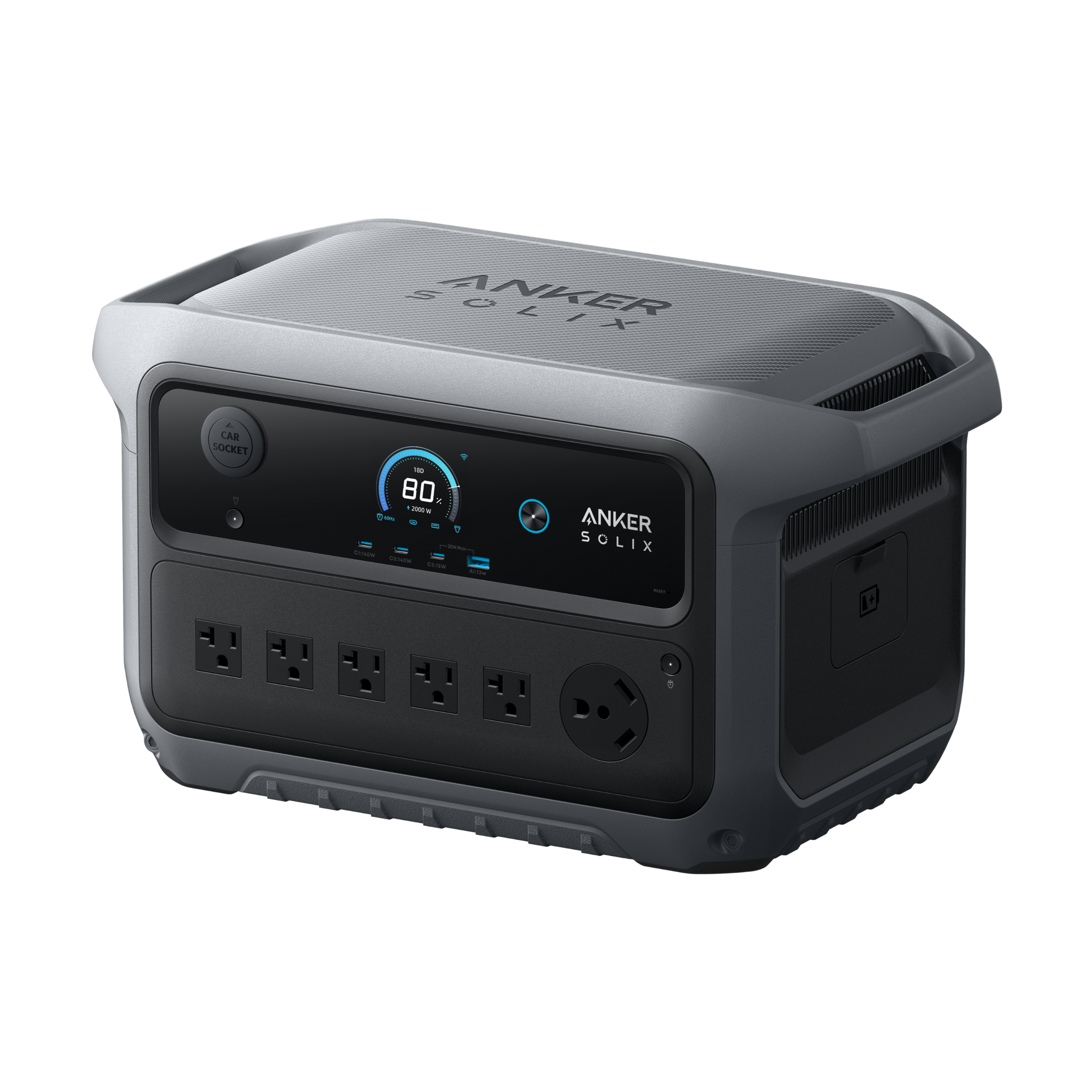 Anker SOLIX C2000 Gen 2 Portable Power Station - 2,048Wh | 2