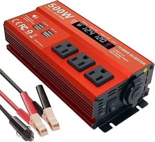 500W Peak 1000W Power Inverter for Vehicles,DC 12V to 110V A