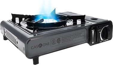 Gas One Portable Butane Camping Stove with Case: Automatic I