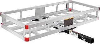 MaxxHaul 70108 Aluminum Cargo Carrier With High Side Rails-