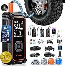 OlarHike Tire Inflator Portable Air Compressor,Dual Power-3*